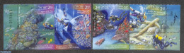 Israel 2022 Scuba Diving Sites 4v, Mint NH, Nature - Sport - Transport - Fish - Diving - Ships And Boats - Nuovi