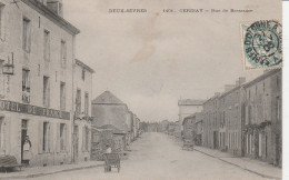 CERISAY RUE DE BRESSUIRE HOTEL DE FRANCE 1908 TBE - Cerizay