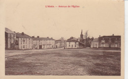 L'ABSIE AVENUE DE L'EGLISE 1915 CPA GLACEE TBE - L'Absie