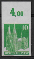 MiNr. 80U, Oberrand, Postfrisch, ** Signatur - Mint