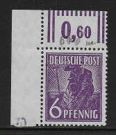 MiNr. 944 DZ 5, Eckrand, Postfrisch, **, Druckerkennziffer - Mint