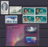 USA - Lot Thème Antarctique (N°1186/87+1828/31+PA123+BF45) ** - Other & Unclassified