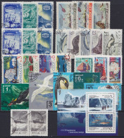 URSS - Lot De Timbres Polaires Antarctique & Arctique, La Plupart Oblitérés (voir Scan) - Antarctic Wildlife