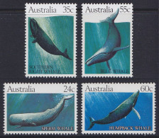 Australie - 763/66 ** Baleines 1982 - Faune Antarctique