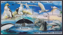 Nouvelle-Zélande - 1455/60 ** Faune Marine 1996 - Antarctic Wildlife
