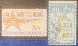 CECOSLOVACCHIA  1962 CONGRES PARTI COMUNISTE - Used Stamps