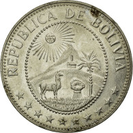 Monnaie, Bolivie, 50 Centavos, 1974, TTB, Nickel Clad Steel, KM:190 - Bolivie