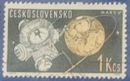 CECOSLOVACCHIA  1963 ESPLORAZIONE DELL'UNIVERSO MARTE - Used Stamps