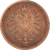 Monnaie, Empire Allemand, Pfennig, 1876 - 1 Pfennig