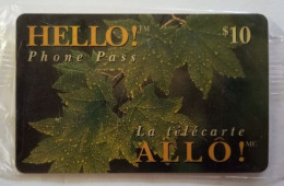 Canada  $10 MINT Hello Phone Pass - Kanada