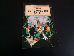 BELLE ILLUSTRATION.."LES AVENTURES DE TINTIN..LE TEMPLE DU SOLEIL"...par HERGE - Bandes Dessinées