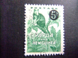 52 PAPUA NEW GUINEA / PAPOUASIE / NUEVA GUINEA / 1959 CANGURO TREPADOR Sobrecargado YVERT 41 FU - Papua New Guinea