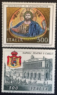 1987 - Italia - Patrimonio Artistico E Culturale - Monreale : Il Pantocrator - Napoli: Teatro S. Carlo - Lire 500 - Nuov - 1981-90:  Nuevos