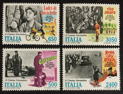 1988 - Italia - Cinecittà - Ladri Di Bicicletta - Ossessione - Riso Amaro - Roma Città Aperta - Serie Quattro Valori - 1981-90:  Nuevos