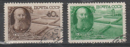 1949 - L Agronome V.V.Dokoutchaiev Mi No 1365/1366 - Usados