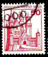 Berlin Poste Obl Yv:499A Mi:536AI Schloss Neuschwanstein (cachet Rond) (Thème) - Châteaux
