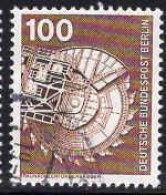 Berlin Poste Obl Yv:466 Mi:502 Braunkohlenförderbagger (cachet Rond) (Thème) - Altri & Non Classificati