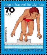 Berlin Poste N** Yv:484 Mi:520 Jugendmarke Natation (Thème) - Nuoto
