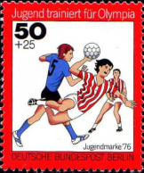 Berlin Poste N** Yv:483 Mi:519 Jugendmarke Handball (Thème) - Handbal