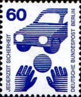 Berlin Poste N** Yv:380 Mi:409A Jederzeit Sicherheit Sécurité Routière (Thème) - Unfälle Und Verkehrssicherheit