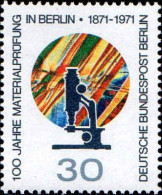 Berlin Poste N** Yv:381 Mi:416 100.Jahre Materialprüfung In Berlin (Thème) - Química