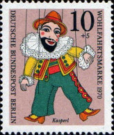 Berlin Poste N** Yv:335 Mi:373 Wohlfahrtsmarke Kasperl (Thème) - Marionetten