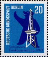 Berlin Poste N** Yv:209 Mi:232 Deutsche Funkausstellung (Thème) - Bären