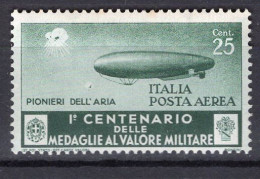 Z5915 - ITALIA REGNO SASSONE Aerea N°74 * - Correo Aéreo