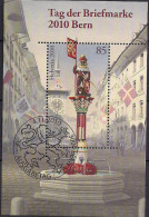 2010  Schweiz   Mi. Bl. 46  FD-used   Tag Der Briefmarke – Bern - Usados