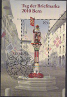 2010  Schweiz   Mi. Bl. 46  FD-used   Tag Der Briefmarke – Bern - Gebraucht