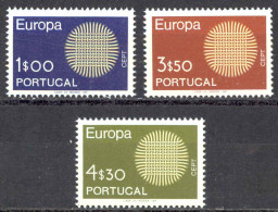 Portugal Sc# 1060-1062 MNH 1970 Europa - Nuovi