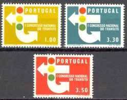 Portugal Sc# 942-944 MNH 1965 Traffic Signs & Signals - Nuevos