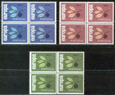 Portugal Sc# 958-960 MNH Block/4 1965 Europa - Neufs