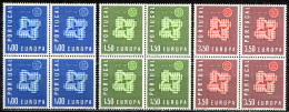 Portugal Sc# 875-877 MNH Block/4 1961 Europa - Ungebraucht