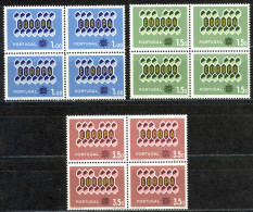 Portugal Sc# 895-897 MNH Block/4 1962 Europa - Ungebraucht