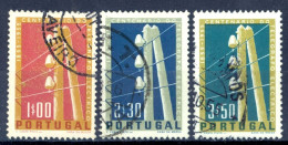 Portugal Sc# 813-815 Used (a) 1955 Telegraph 100th - Usati