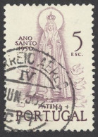 Portugal Sc# 720 Used 1950 5e Madonna - Gebruikt