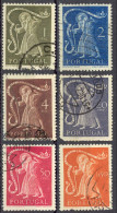 Portugal Sc# 721-726 Used 1950 St. John Of God 400th - Used Stamps