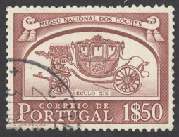 Portugal Sc# 744 Used 1952 1.40e Coaches - Oblitérés