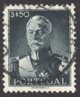 Portugal Sc# 657 Used 1945 3.50e Pres. Antonio Oscar De Fragoso - Gebraucht