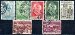 Portugal Sc# 588-594 Used 1940 Portugese International Exhibition - Oblitérés