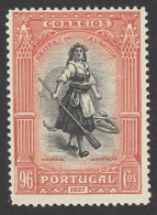 Portugal Sc# 434 MH 1927 96c 2nd Independence Issue - Ongebruikt