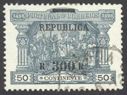 Portugal Sc# 197 Used (b) 1911 300r On 50r Overprint Postage Due - Usado
