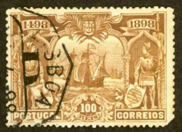 Portugal Sc# 153 Used 1898 100r Vasco De Gama Issue - Gebraucht