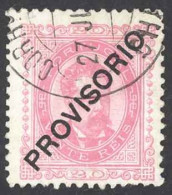 Portugal Sc# 83 Used (a) 1892-1893 20r Overprint King Luiz - Gebruikt