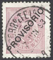 Portugal Sc# 84 Used (a) 1892-1893 25r Overprint King Luiz - Gebruikt