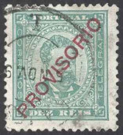 Portugal Sc# 82 Used (a) 1892-1893 10r Overprint King Luiz - Used Stamps