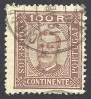 Portugal Sc# 75 Used (b) 1893 100r King Carlos - Usati