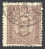 Delcampe - Portugal Sc# 75 Used (b) 1893 100r King Carlos - Gebruikt