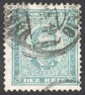 Portugal Sc# 59 Used (a) 1884 10r King Luiz - Gebruikt